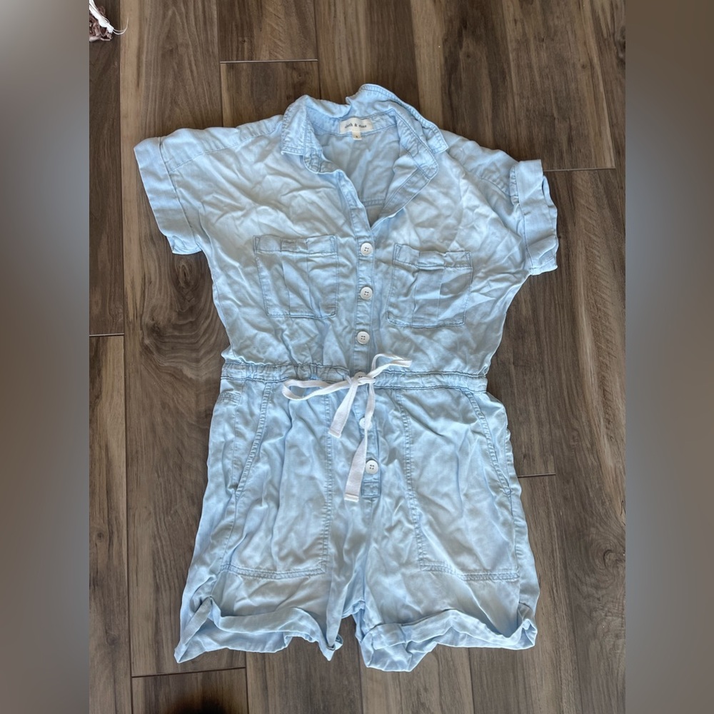 Lightweight Denim Romper